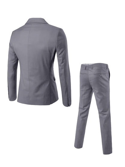 Alonso | Traje para hombre con chaqueta entallada y cierre de botones