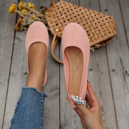 Lara | Zapatos ortopédicos planos sin cordones con diseño cerrado