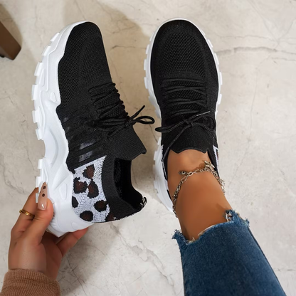Maelia | zapatillas ortopédicas con suela gruesa y cordones