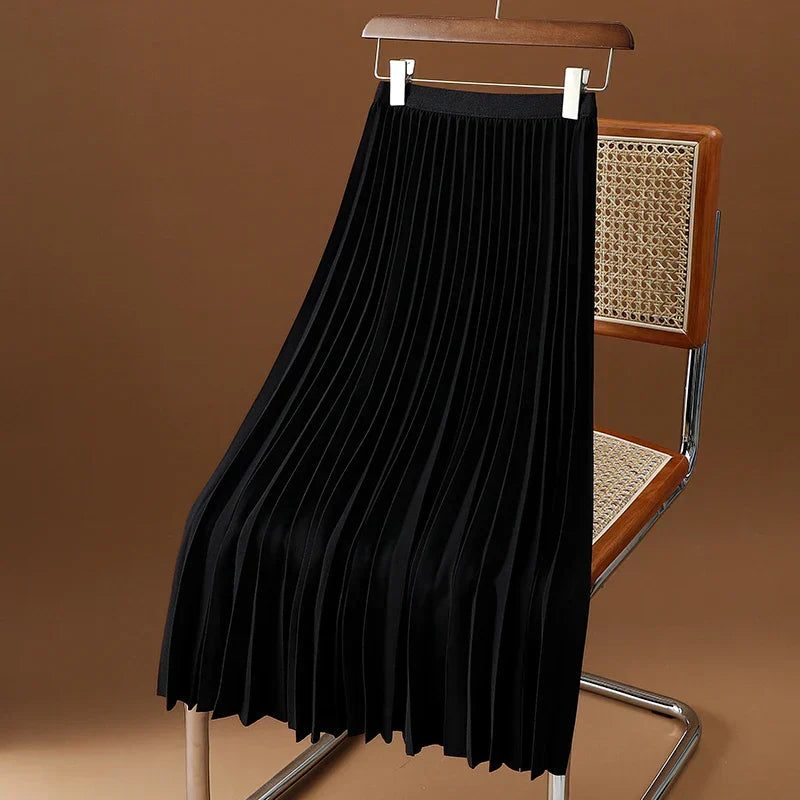 Aurem | Falda maxi plisada y elegante de primavera
