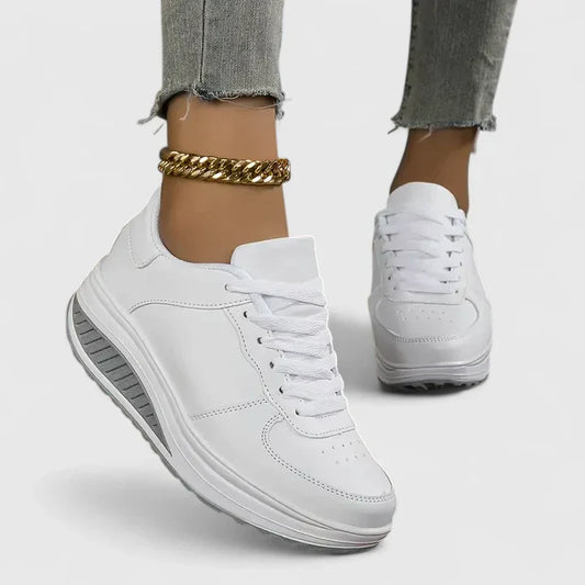 Carmela | chaussures orthopédiques à semelle compensée et lacets