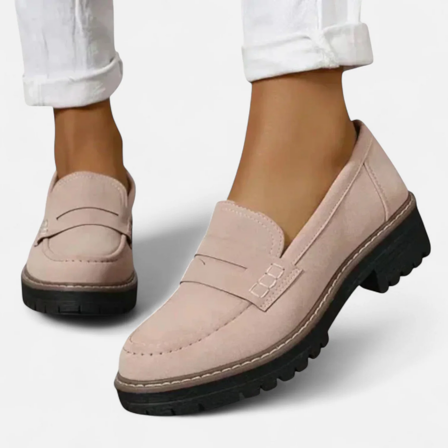 Elmira | Mocasines para mujer con suela gruesa y diseño clásico moderno