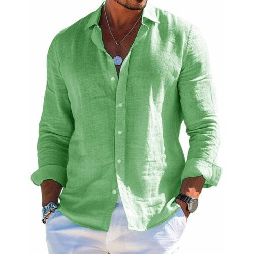Cristian | Chemise pour homme avec boutons et manches longues