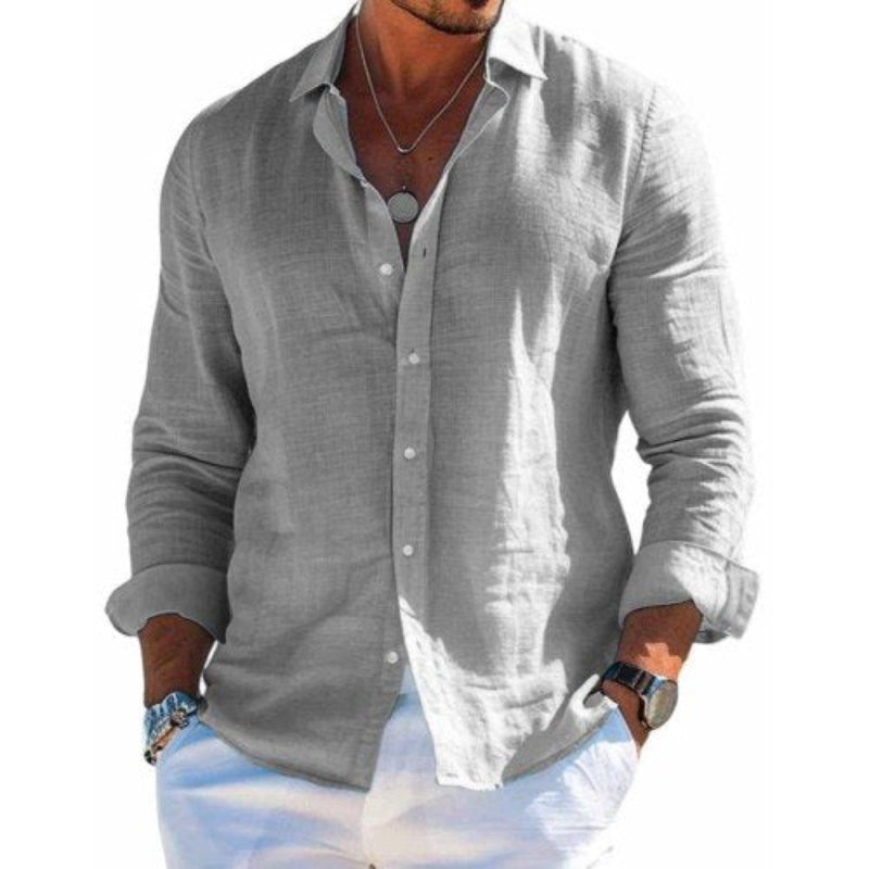 Cristian | Chemise pour homme avec boutons et manches longues