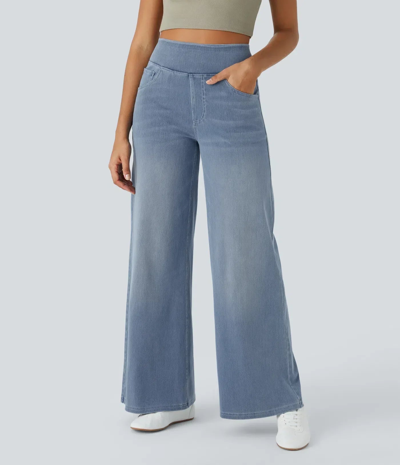 Estela | Pantalon taille haute et coupe large décontractée