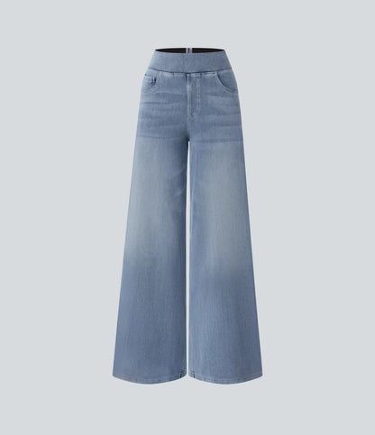Estela | Pantalon taille haute et coupe large décontractée