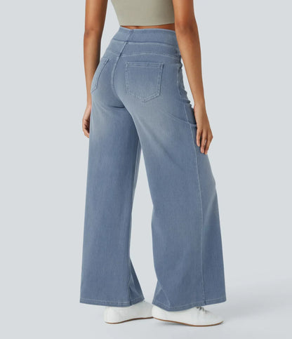 Estela | Pantalon taille haute et coupe large décontractée
