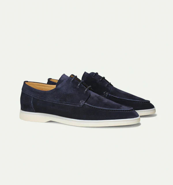 Rogelio | Mocasines para hombre con cordones y suela lisa