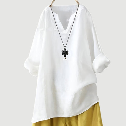 Goretti | Camisa ligera y cómoda con escote en V para mujer