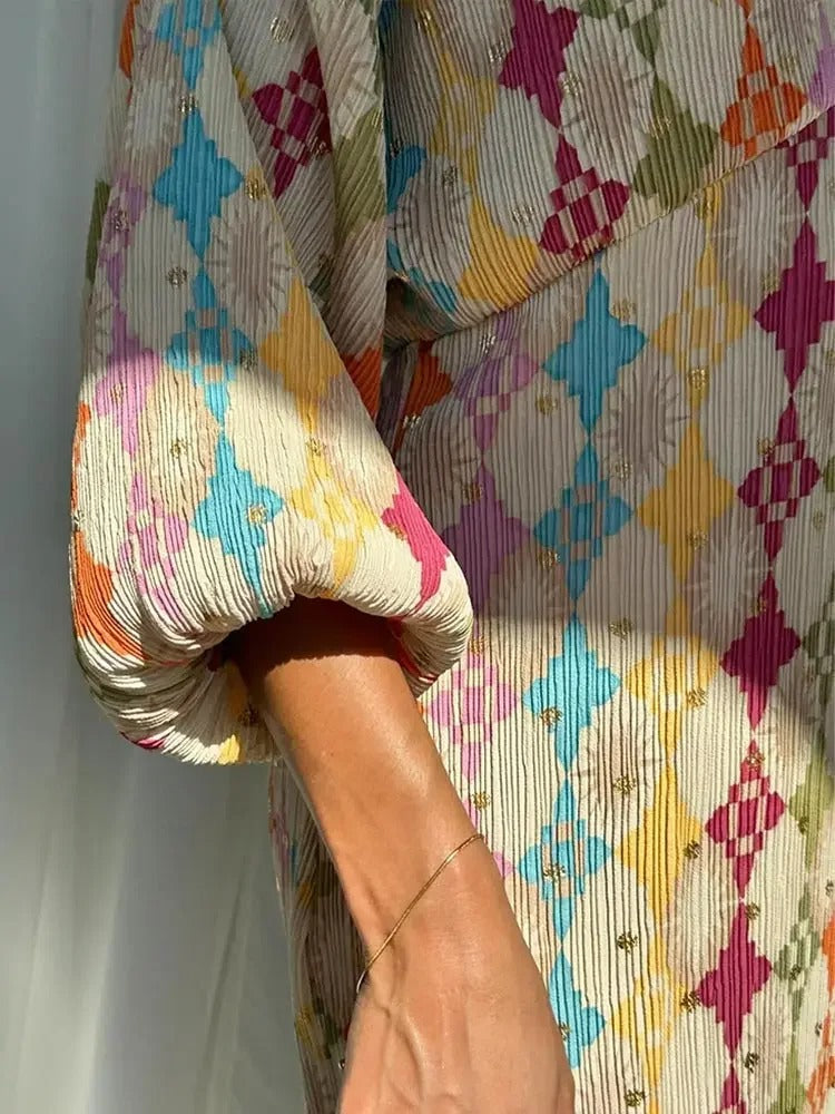 Lina | Conjunto casual de verano para mujer de dos piezas colorido
