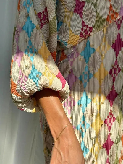 Lina | Conjunto casual de verano para mujer de dos piezas colorido