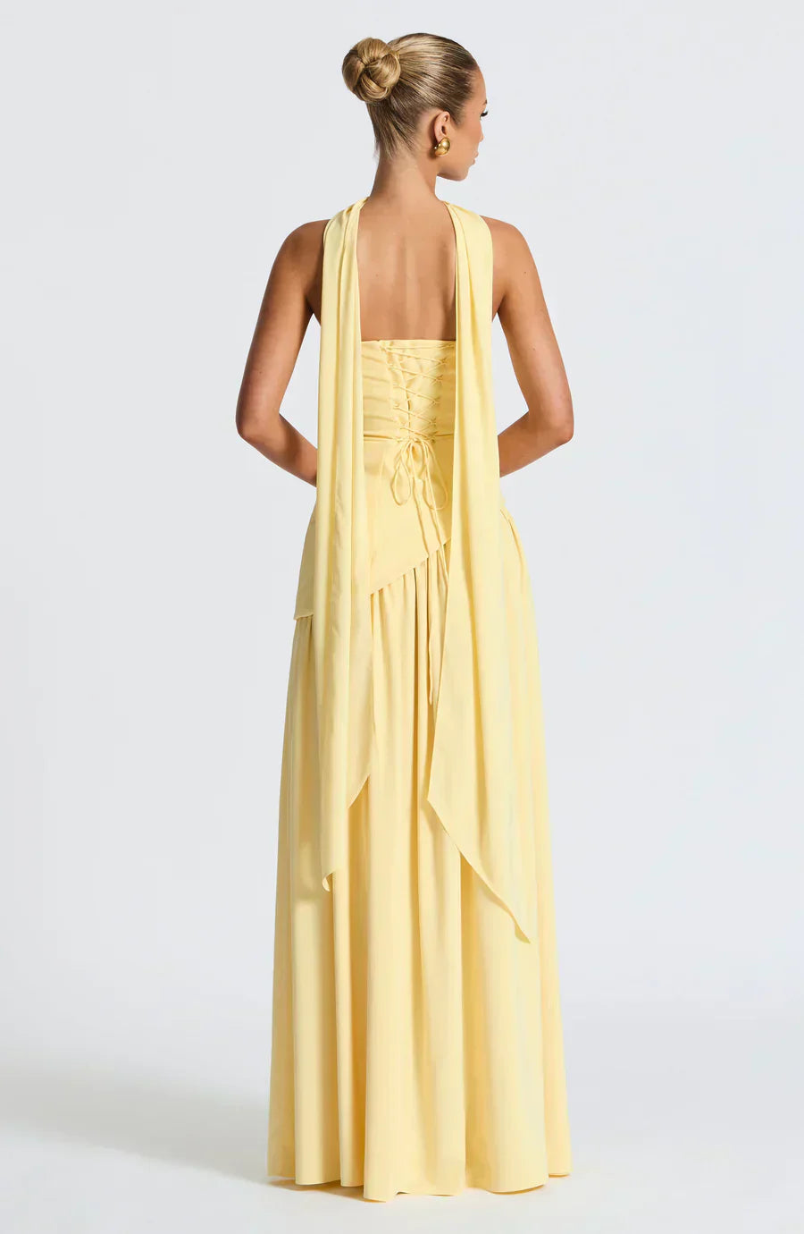 Talina | Women's Asymmetric Strapless Maxi Dress