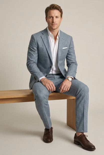 Federico | Traje para hombre de dos piezas corte entallado