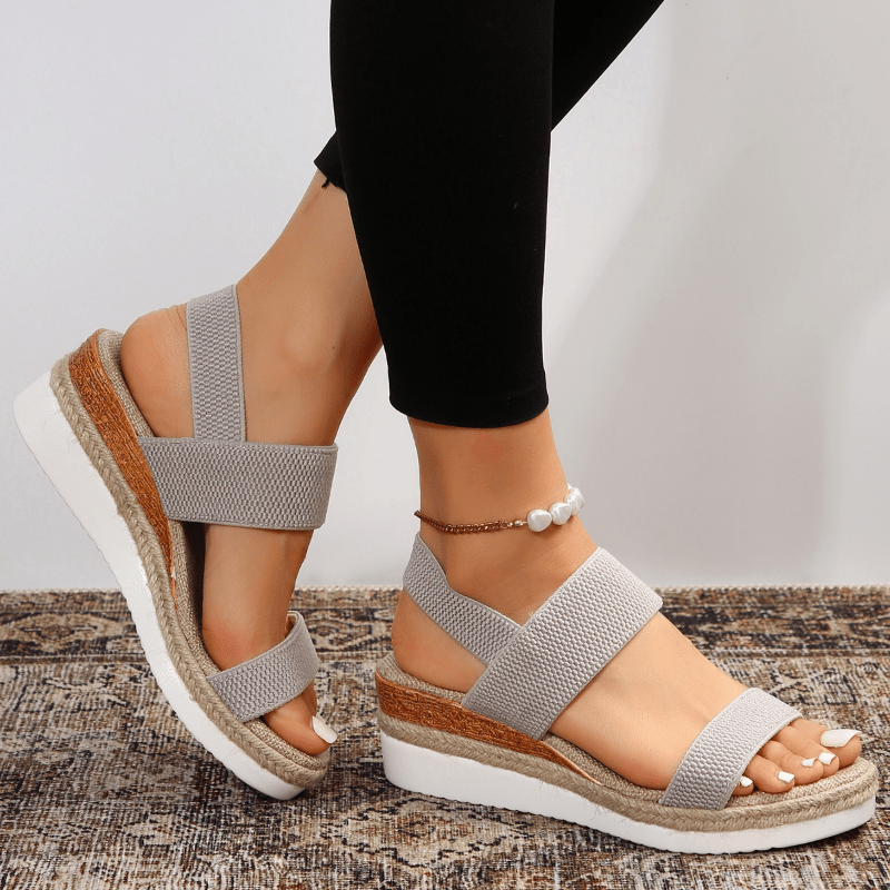 Virela | Sandalias de plataforma para mujer con tiras anchas acolchadas | Confort