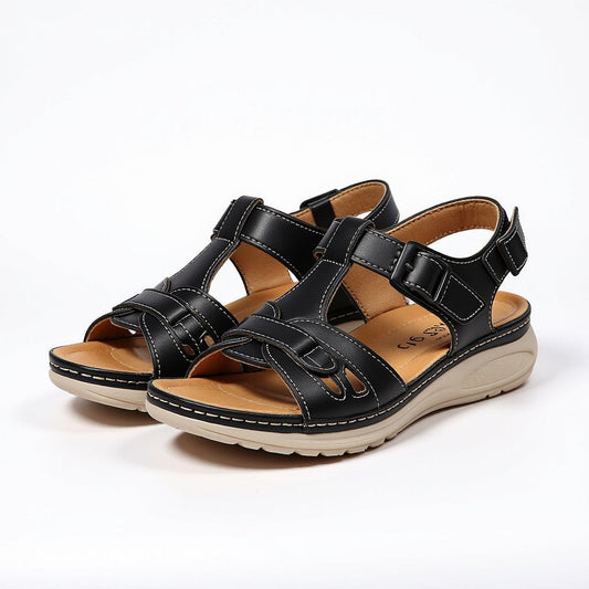 Daniela | Women's sandals with straps and flat supportive sole
