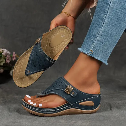 Natalia| Orthopedic women's sandals with straps and cushioned sole