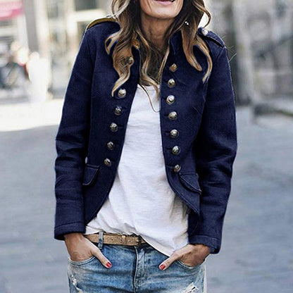 Carisela | Blazer estructurado para mujer de estilo militar | Elegante