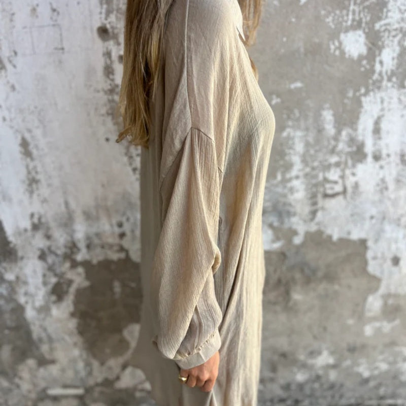 Lunara | Conjunto de dos piezas para mujer con camisa y botones