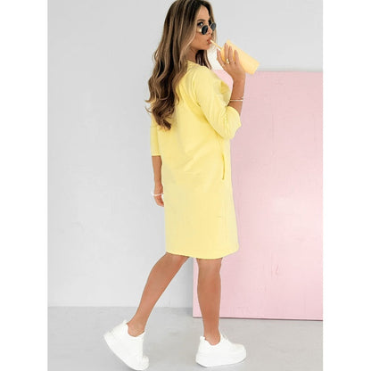 Eliana | Robe mini pour femme avec manches trois-quarts et style sweat