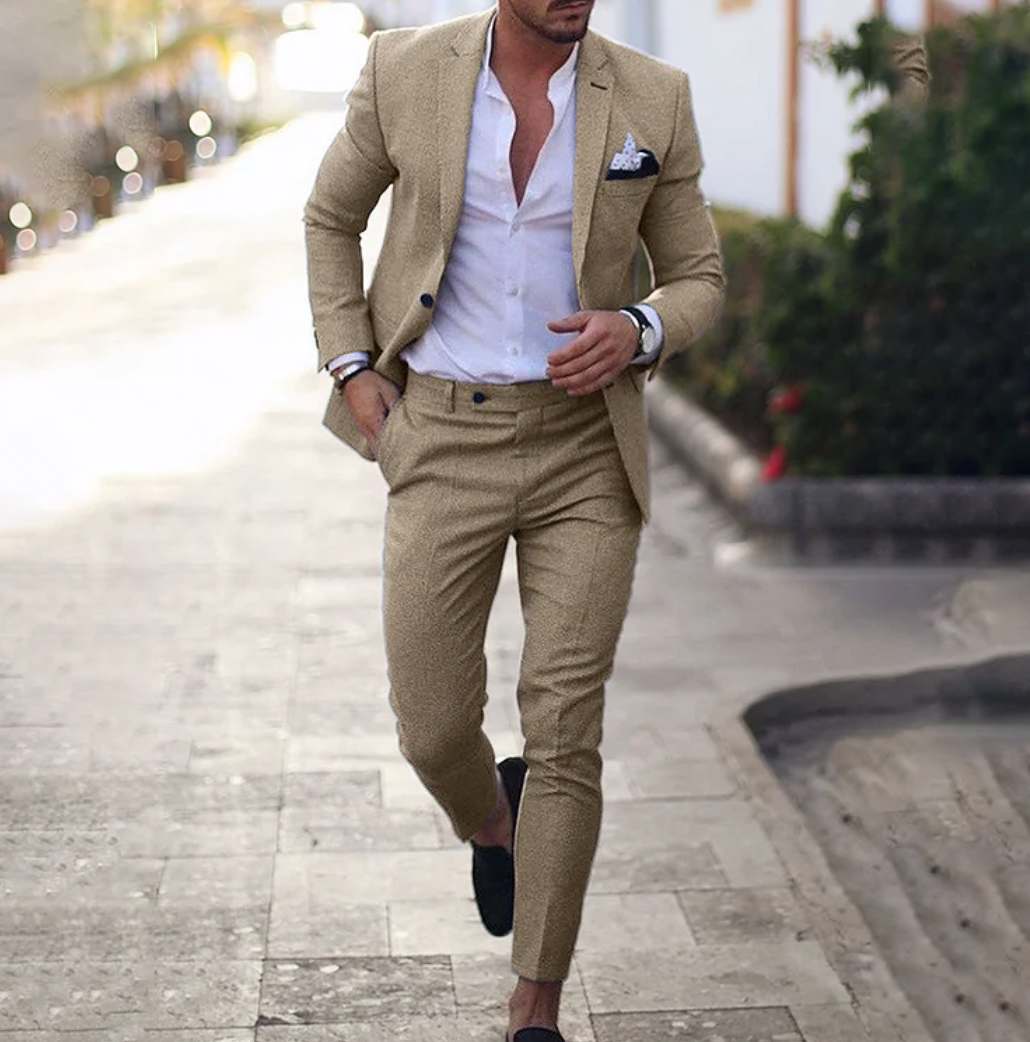 Pascual | Traje para hombre con blazer y pantalón recto