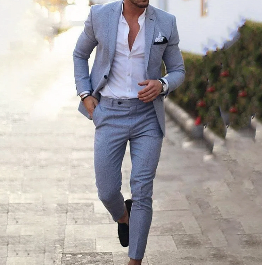 Pascual | Traje para hombre con blazer y pantalón recto