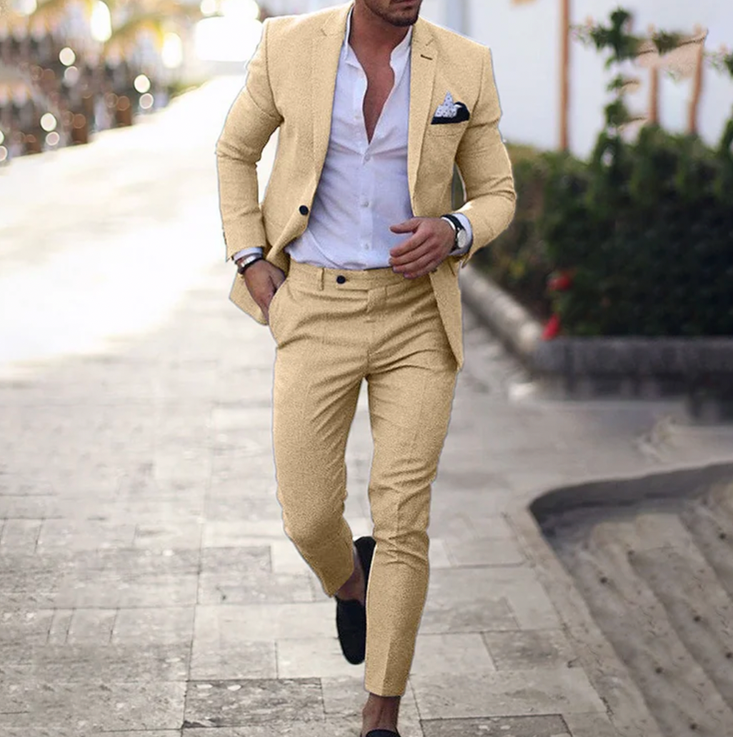 Pascual | Traje para hombre con blazer y pantalón recto