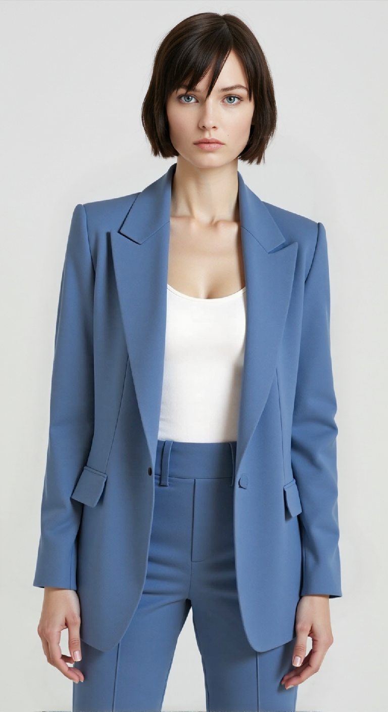 Carla | Conjunto sofisticado de dos piezas con blazer y pantalón