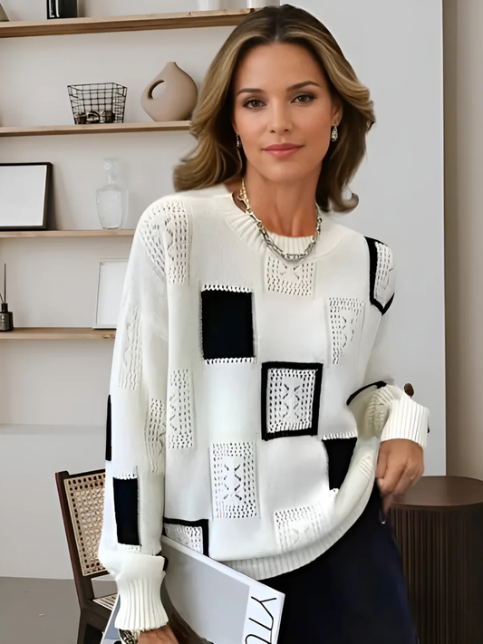 Sinda | Jersey primaveral casual de corte relajado para mujer