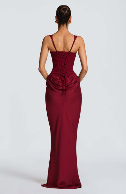 Elira | Women's sleeveless fitted maxi wedding dress