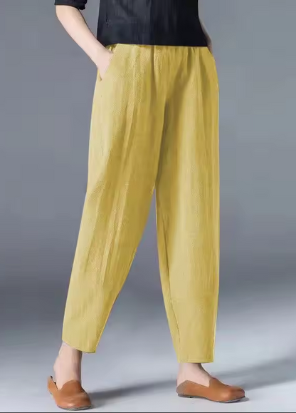 Basilisa | Pantalón para mujer con cintura elástica amplia